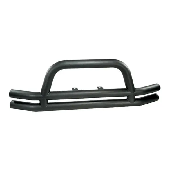 Affordable Rugged Ridge 3-In Dbl Tube Front Bumper Black 76-06 CJ &Jeep Wrangler