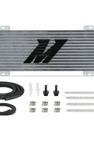 New Arrival Mishimoto 13-Row Stacked Plate Transmission Cooler - Silver