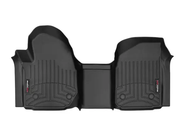 Weekend Sale WeatherTech 2019+ Chevrolet Silverado 1500 / GMC Sierra (Regular Cab) Front Vinyl FloorLiner - Black