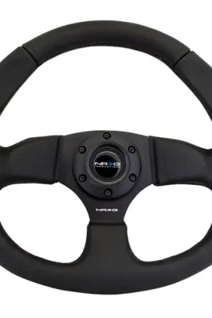 Special Discount NRG Reinforced Steering Wheel (320mm Horizontal / 330mm Vertical) Leather w/Black Stitching