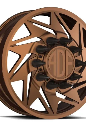 Limited Offer Adf Flex Left Dually Wheel 22x8.25 8x165.1 Bronze 144mm. - MINIMUM PURCHASE OF 4 - FREE T-SHIRT INCLUDED!