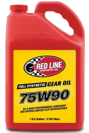 Price Drop Red Line 75W90 GL-5 Gear Oil - Gallon