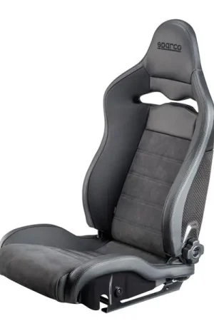 Sparco Seat SPX Leather/Alcantara Black - Right Luxury