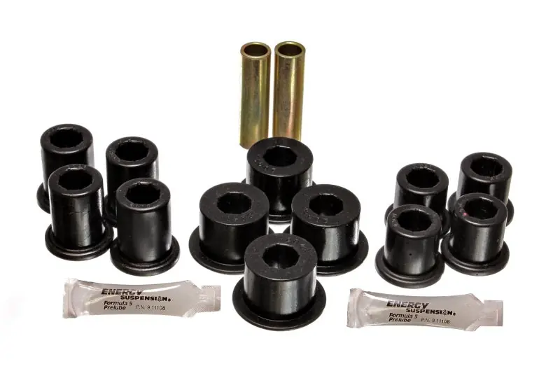 Limited Edition Energy Suspension 89-94 Toyota Pick Up 2WD (Exc T-100/Tundra) Black Rear Leaf Spring Bushing Set