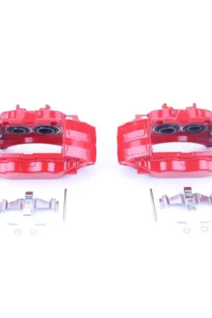 Weekend Sale Power Stop 04-14 Subaru Impreza Front Red Calipers w/o Brackets - Pair