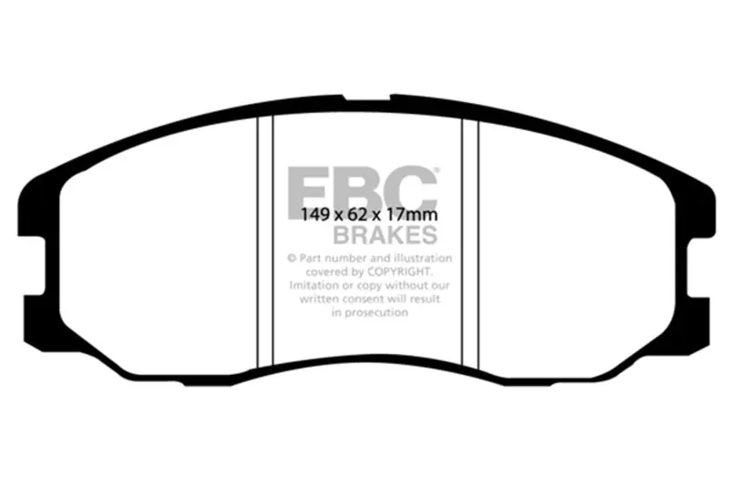 Super Sale EBC 07-09 Chevrolet Equinox 3.4 Greenstuff Front Brake Pads