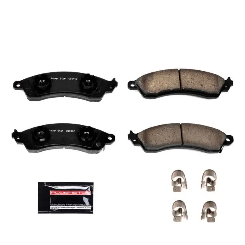 Budget Power Stop 87-92 Chevrolet Camaro Front Z23 Evolution Sport Brake Pads w/Hardware