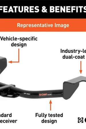 Popular Curt 11077 Class I 1.25 in. Receiver Hitch | Honda CR-Z