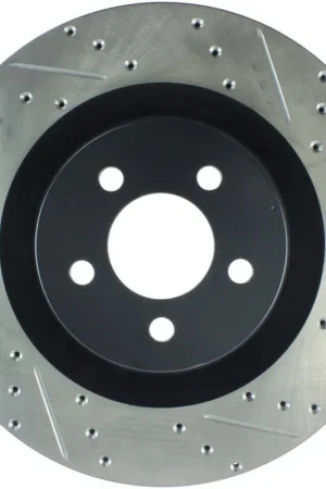 Hassle-Free Returns StopTech SportStop 06-09 Chrysler SRT-8 Front Left Drilled & Slotted Rotor