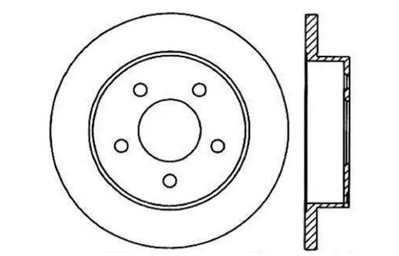 Professional Grade StopTech Drilled Sport Brake Rotor