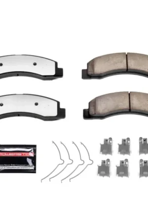 Power Stop 00-05 Ford Excursion Front Z36 Truck & Tow Brake Pads w/Hardware Original