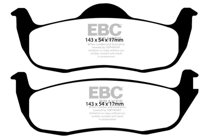 Modern EBC 05-10 Jeep Commander 3.7 Ultimax2 Rear Brake Pads