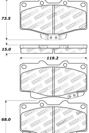 StopTech Sport Brake Pads w/Shims & Hardware - Front Special Discount