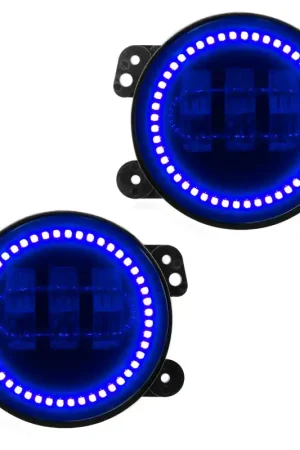 Express Delivery Oracle High Powered LED Fog Lights - Blue