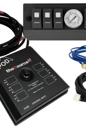 Spod 07-08 Jeep Wrangler JK SourceLT w/ Air Gauge and Blue LED Switch Panel Hot Deal