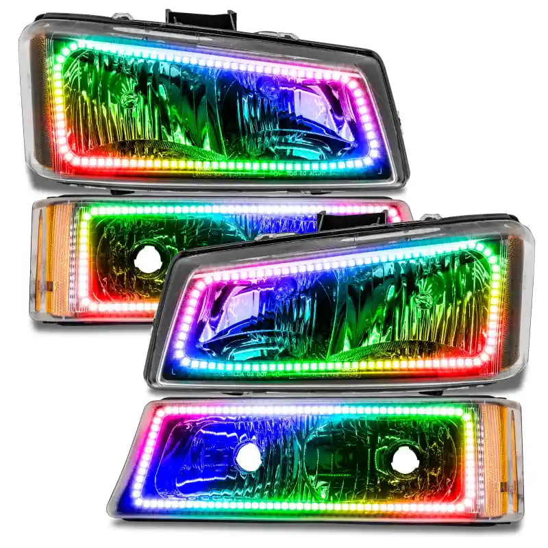 Best Seller Oracle 03-06 Chevy Silverado Pre-Assembled Headlights w/ Parking Lights - w/o Controller