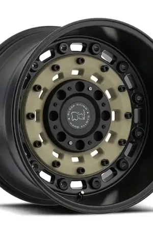 Black Rhino Wheels Arsenal Sand On Black 17x9.5 12mm Offset 8x165.1 (8x6.5) Best Seller