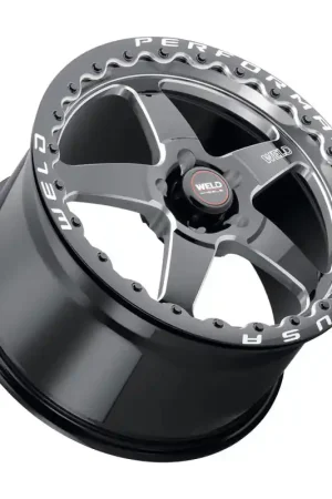 Must Have Weld S156 15x10 Ventura 6 Drag 6x139.7 ET38 BS7.00 Gloss BLK MIL DIA 106.1