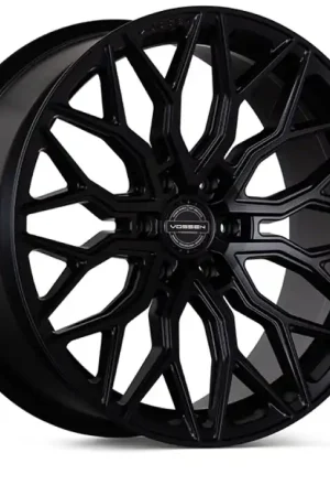 Reduced Price Vossen HF6-3 22x9.5 / 6x139.7 / ET20 / Deep Face / 106.1 - Satin Black Wheel