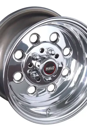 Weld Draglite 15x12 / 5x4.5 & 5x4.75 BP / 2.5in. BS Polished Wheel - Non-Beadlock Luxury