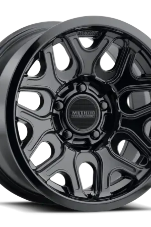 Direct From Factory Method MR322 / 20x10 / 8x6.5 BP / -18ET / 4.76in BS / 130.81mm CB - Gloss Black Wheel