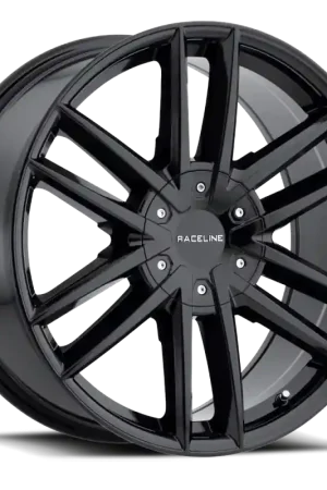 Direct From Manufacturer Raceline 158B Impulse 18x8in / 6x139.7/6x135 BP / 35mm Offset / 106.1mm Bore - Gloss Black Wheel