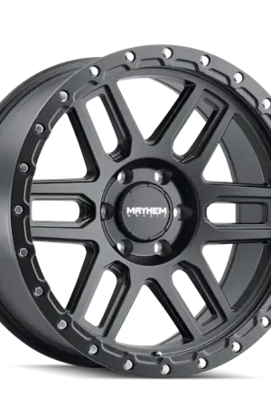 Fan Favorite Mayhem 8304 Delta 17x9 / 6x139.7 BP / 0mm Offset / 106mm Hub Matte Black Wheel
