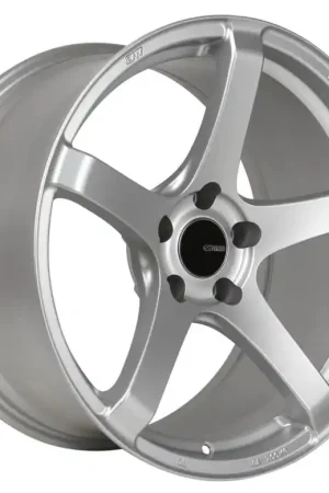 Clearance Enkei Kojin 18x9.5 30mm Offset 5x114.3 Bolt Pattern 72mm Bore Dia Matte Silver Wheel