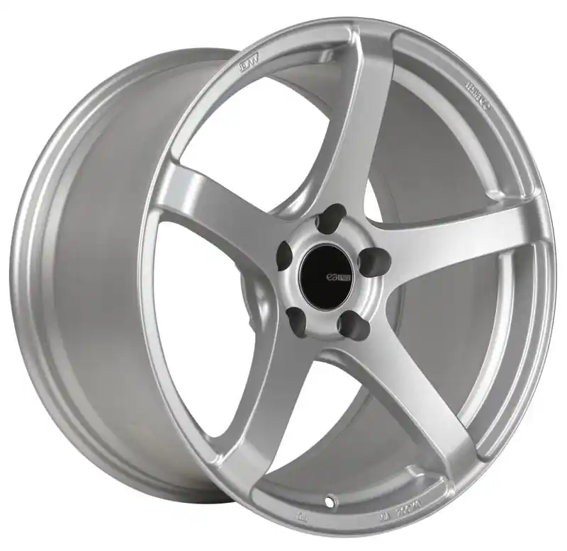 Clearance Enkei Kojin 18x9.5 30mm Offset 5x114.3 Bolt Pattern 72mm Bore Dia Matte Silver Wheel