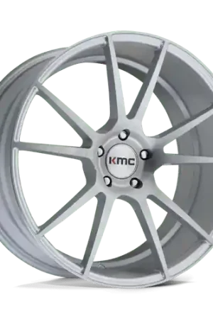 KM709 20X10 5X4.5 BRUSHED SLV 40MM Grab Now