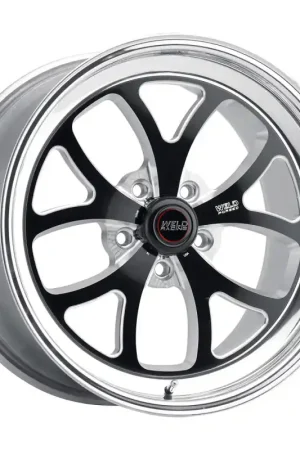 Sale Weld S76 17x10 / 5x115mm BP / 5.2in. BS Black Wheel (High Pad) - Non-Beadlock