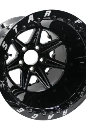 Wholesale Race Star 72 ValStar 15x12 / 5x4.50BC / 2.5BS / 3.072in CB / Black w/Machined Accents Wheel