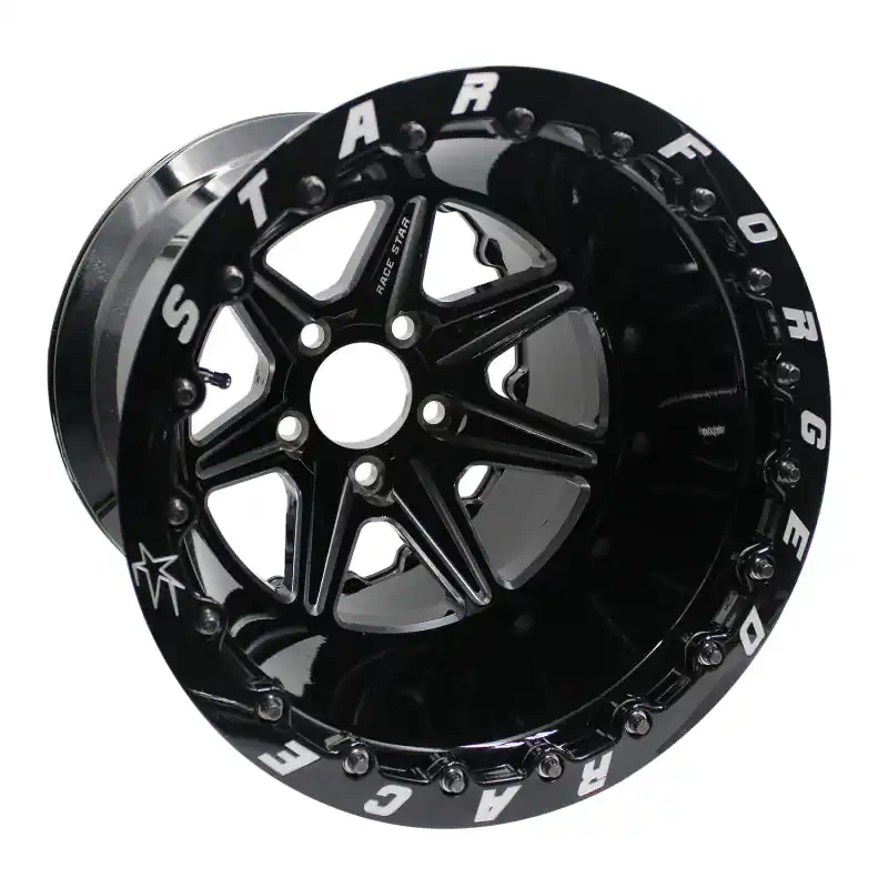 Wholesale Race Star 72 ValStar 15x12 / 5x4.50BC / 2.5BS / 3.072in CB / Black w/Machined Accents Wheel