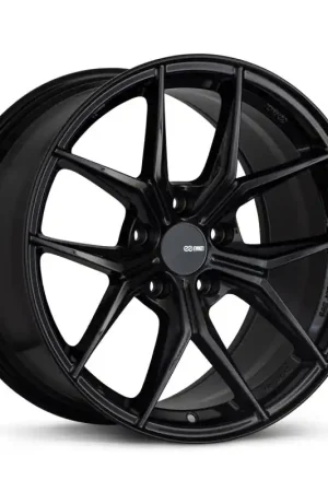 Enkei TSR-X 18x8 45mm Offset 5x112 BP 72.6mm Bore Gloss Black Wheel Big Sale