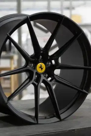 Vossen x Novitec NF9 21x12in - 5x114.3 BP - ET30 - Satin Black Ferrari 488 / F8 Rear Wheel Free Returns