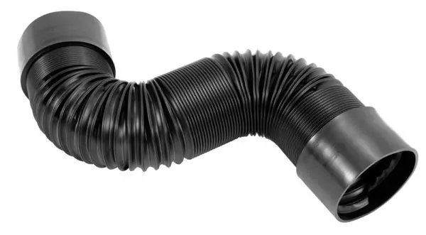 Bulk Order Spectre Air Duct Hose Kit 4in. OD (41in. Ducting / 2 Threaded PVC Couplers) - Black