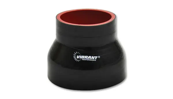 Vibrant Silicone Reducer Coupler 1.25in ID x 2.00in ID x 3.00in Long - Black Deal