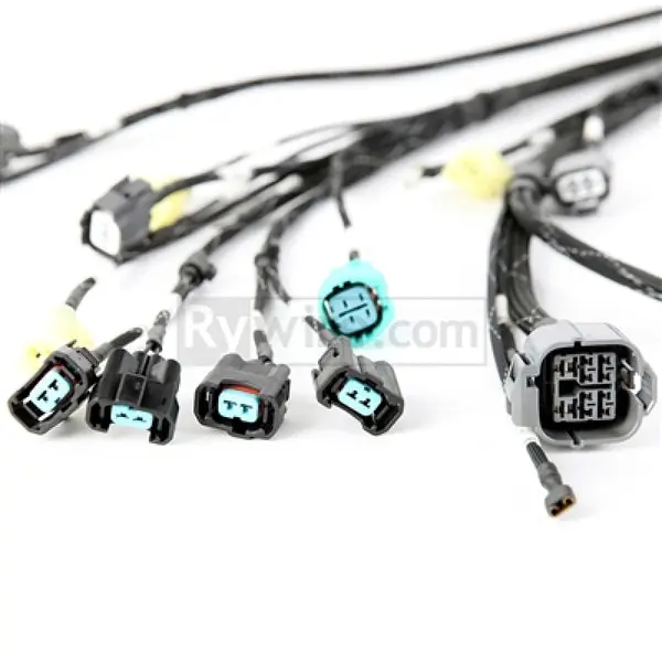 Trusted Brand Rywire Honda B-Series OBD2 Tuck Budget Eng Harness w/OBD2 Dist/Inj/Alt/92-95 OBD1 Plug (Adapter Req)