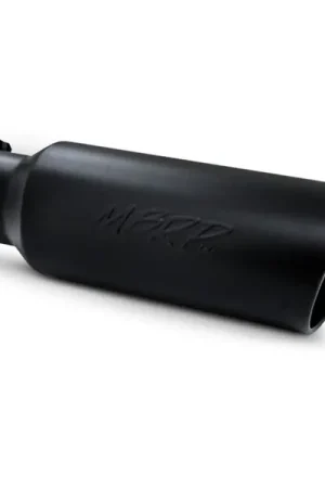 Special Offer MBRP Universal Tip 6in OD Rolled End 4in Inlet 18in L Black Coated Exhaust Tip