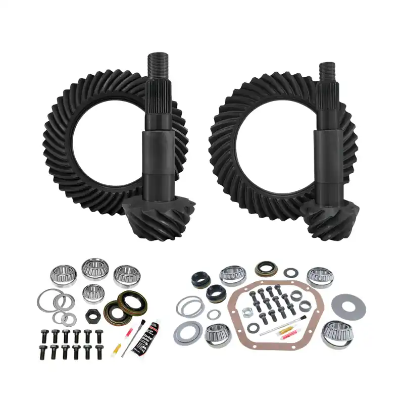 Worldwide Shipping Yukon Gear & Install Kit Package for 99-16 Ford F350 Dana 60 Front/Dana 80 Rear 3.73 Ratio