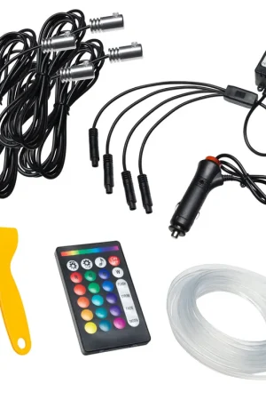 Certified Jeep Wrangler JL/Gladiator JT ColorSHIFT Fiber Optic LED Interior Kit