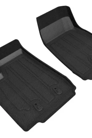 Buy Online 3D MAXpider 16-21 Tesla Model X Elegant Hybrid 1st Row Floormat - Black