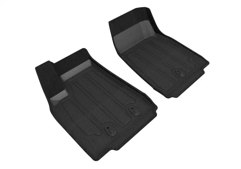 Buy Online 3D MAXpider 16-21 Tesla Model X Elegant Hybrid 1st Row Floormat - Black