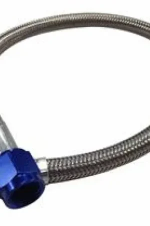 Fragola -4AN Hose Assembly Straight x Straight 36in Blue Nuts Nitrous Supply Line (3 Feet) Place Order