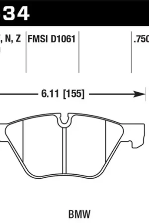 Hawk 08-12 BMW 128i /06 325i/325Xi /07 328i/328Xi /06 330i/330Xi Front DTC-70 Race Brake Pads Factory Price