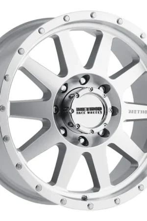 Direct From Factory Method MR301 The Standard 17x9 -12mm Offset 8x6.5 130.81mm CB Machined/Clear Coat Wheel