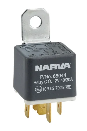 Narva 68044BL 12V 40A\\/30A Change-Over 5 Pin Relay with Resistor Don’t Miss Out