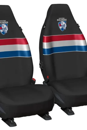 AFL Seat Cover Bulldogs Universal Size 60 Front Pair - PPAFLBUL6\\/2 Hot Picks