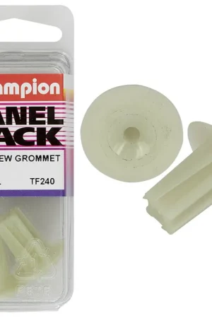 Shop Now Champion Fasteners Screw Grommets (22mm Head, 20mm Length, to Suit 12mm Hole) - Pack of 2 - TF240