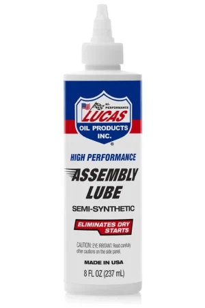 Lucas High Performance Semi-Synthetic Assembly Lube - 8 Fl Oz (236mL) - 10153 Popular